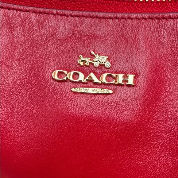 Coach Vibrant Red Crossbody Bag - Picture 3 of 11